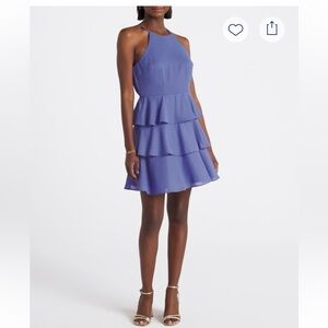 Rosalie Halter Neck Tiered Dress